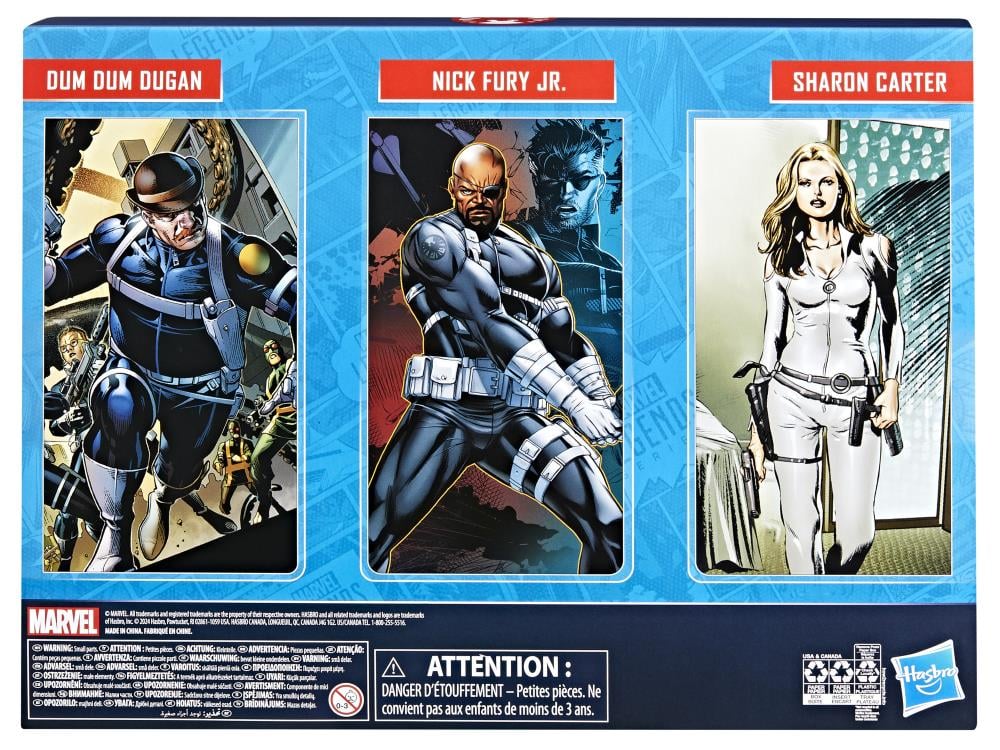 Captain America Marvel Legends - S.H.I.E.L.D. Three-Pack