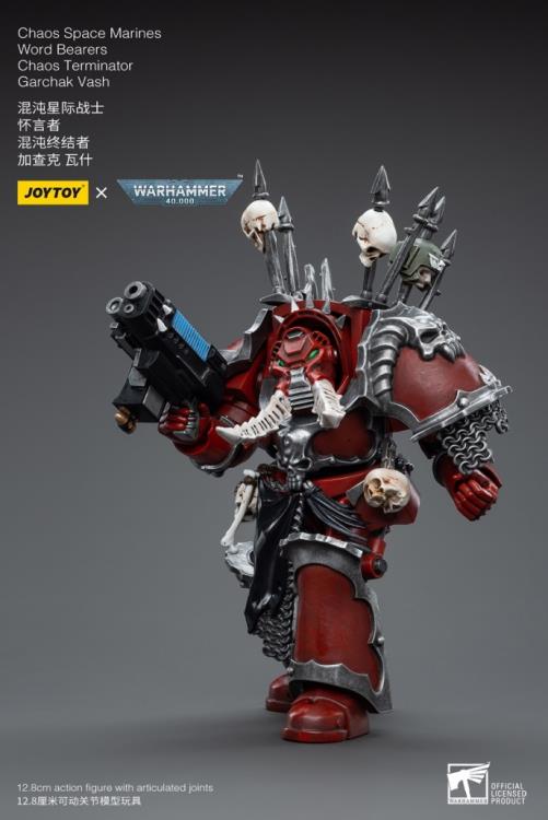 Warhammer 40k - Chaos Space Marines Word Bearers Chaos Terminator Garchak Vash 1/18