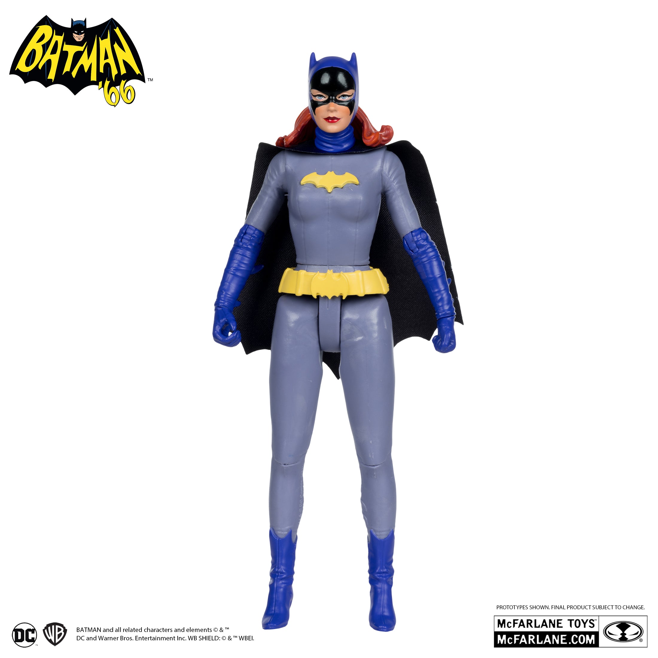 Retro Blue/Grey Batgirl Figure Batman Classic TV Series McFarlane