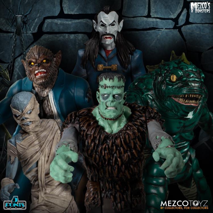 Mezco's Monsters 5 Points - Tower of Fear Deluxe Boxed Set