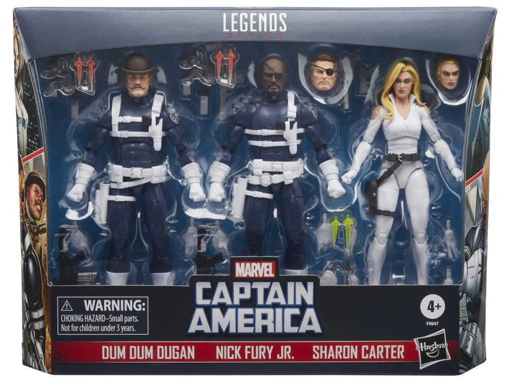 Captain America Marvel Legends - S.H.I.E.L.D. Three-Pack