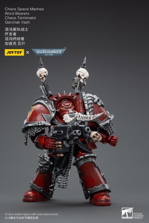 Warhammer 40k - Chaos Space Marines Word Bearers Chaos Terminator Garchak Vash 1/18