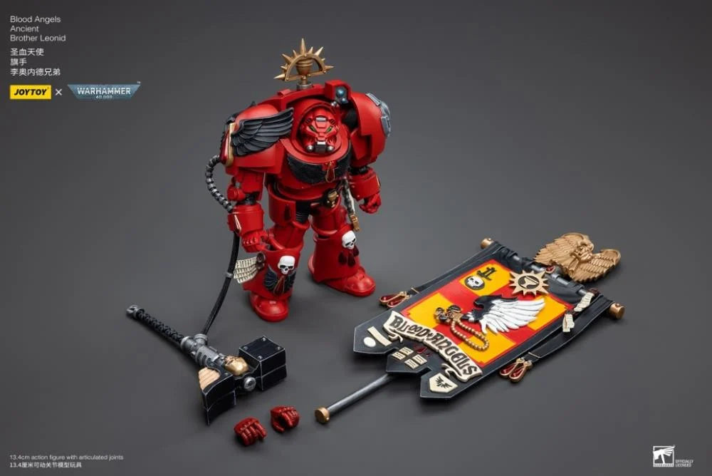 Warhammer 40k - Blood Angels Ancient Brother Leonid 1/18 Scale Figure