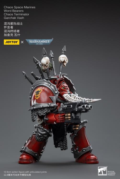 Warhammer 40k - Chaos Space Marines Word Bearers Chaos Terminator Garchak Vash 1/18