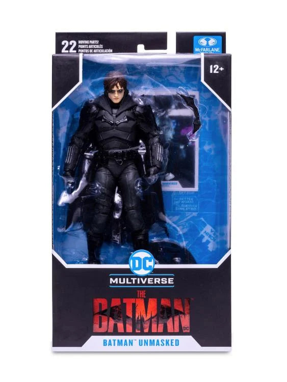 Batman Unmasked Figure The Batman DC Multiverse McFarlane Toys