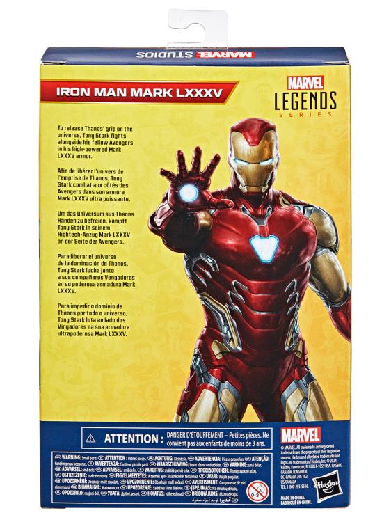 Marvel Legends Iron shops Man Mark LXXXV 85 Endgame 2 Pack