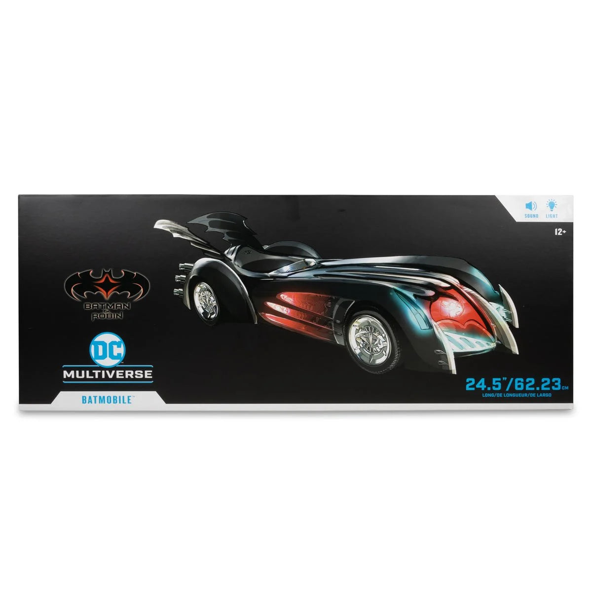 Batman & Robin DC Multiverse Batmobile (With Lights And Sound)