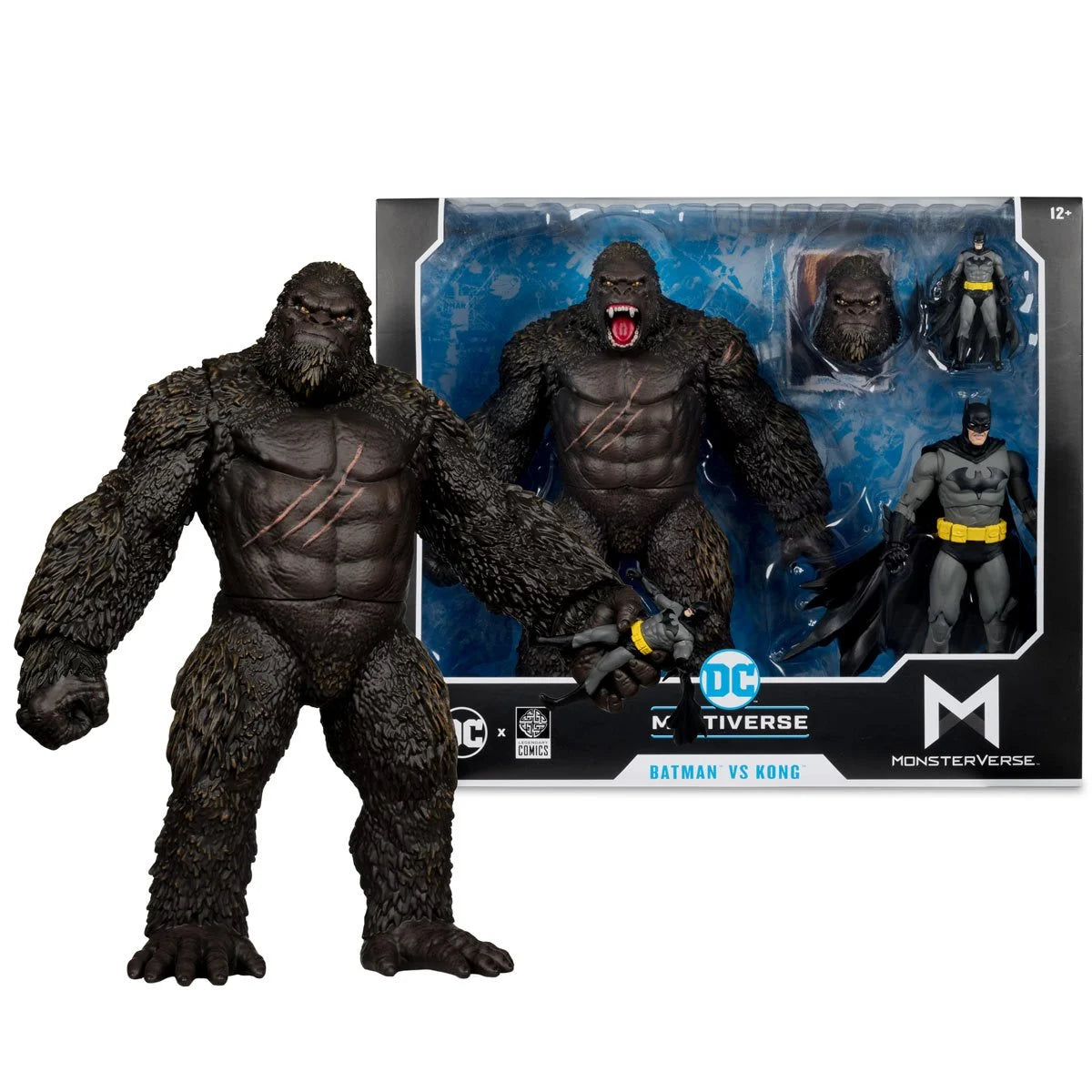 Batman vs. Kong - Justice League vs. Godzilla vs. Kong DC Multiverse Action Figure Two-Pack