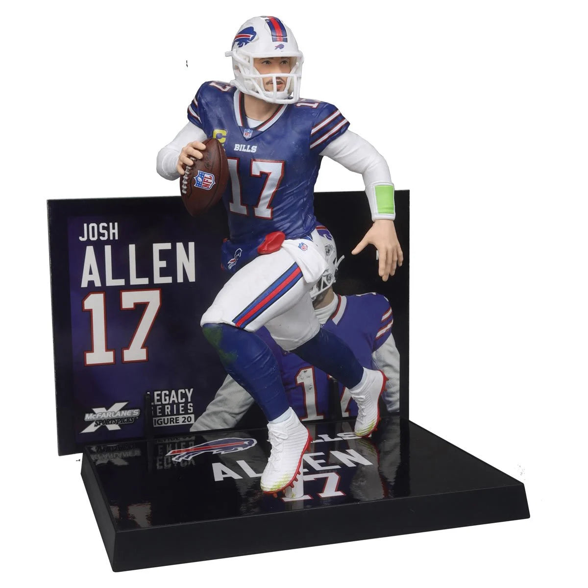 Josh Allen (Blue Jersey) - Buffalo Bills NFL SportsPicks 2024 Posed Figure