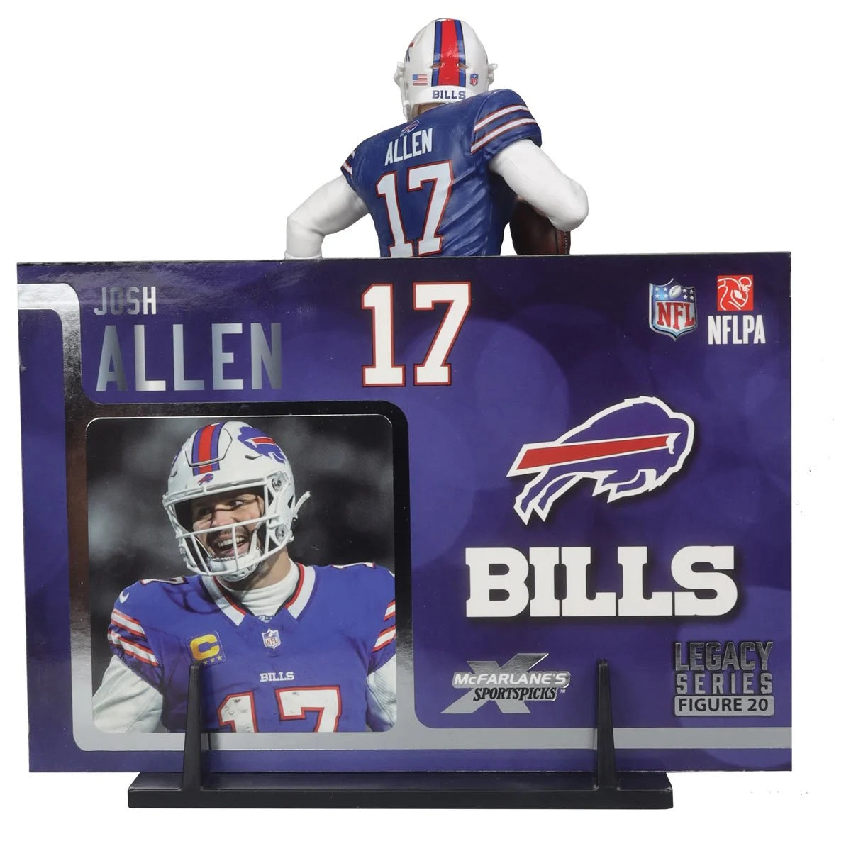 Josh Allen (Blue Jersey) - Buffalo Bills NFL SportsPicks 2024 Posed Figure