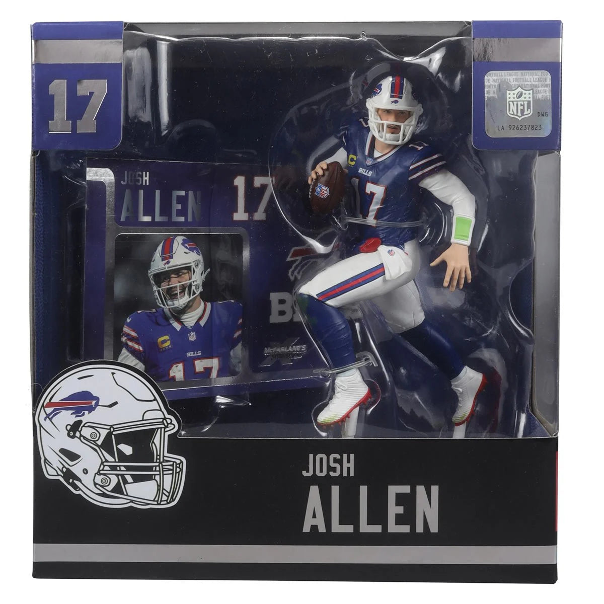 Josh Allen (Blue Jersey) - Buffalo Bills NFL SportsPicks 2024 Posed Figure