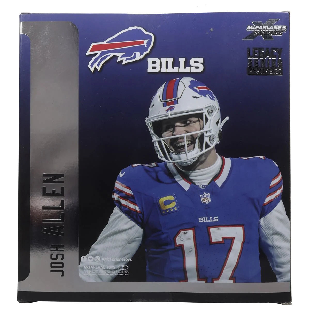 Josh Allen (Blue Jersey) Buffalo Bills NFL SportsPicks 2024 Posed Fi