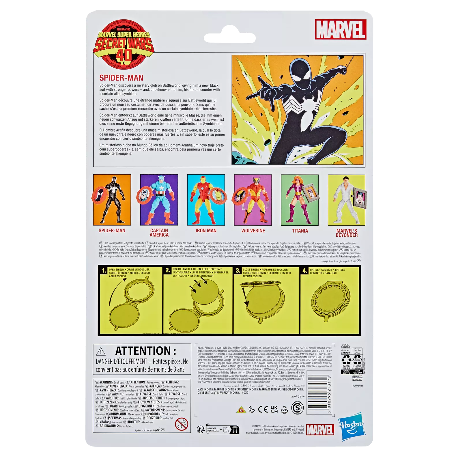 Secret Wars Marvel Legends Spider-Man 6-Inch Action Figure