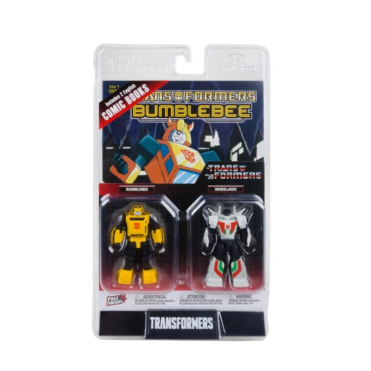 Transformers Page Punchers - Bumblebee and Wheejack Two-Pack with Comic