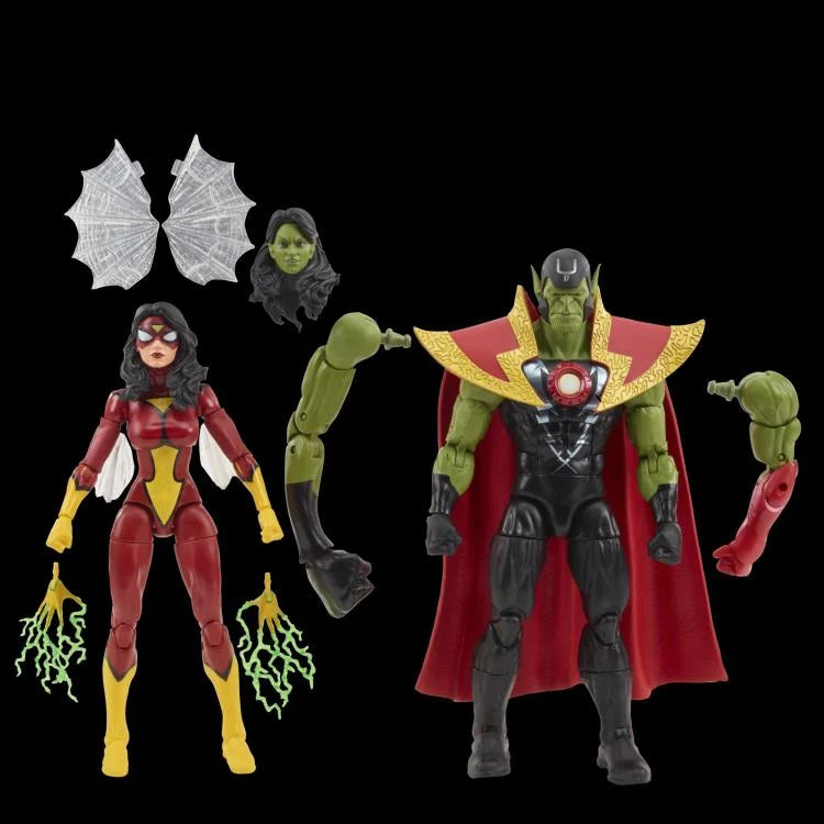 The Avengers 60th Anniversary Marvel Legends - Skrull Queen and Super Skrull