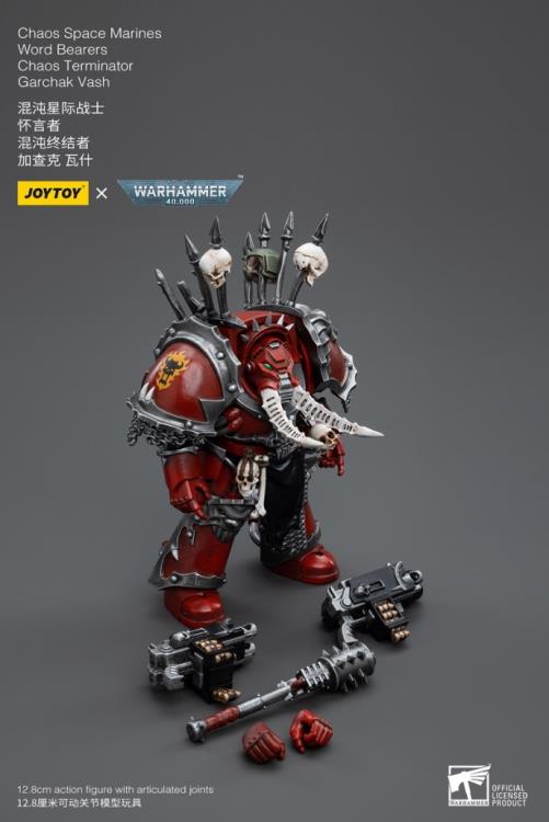 Warhammer 40k - Chaos Space Marines Word Bearers Chaos Terminator Garchak Vash 1/18