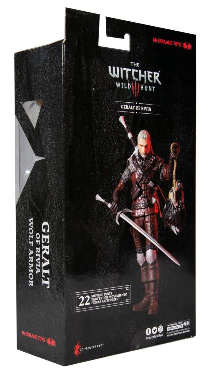 Mcfarlane The Witcher 3: Wild Hunt Geralt of Rivia (Wolf Armor) Action Figure