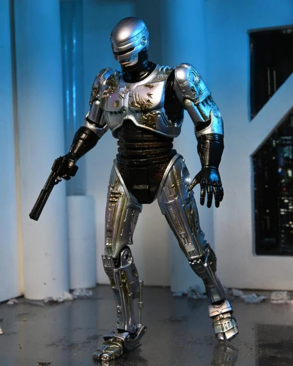 NECA - RoboCop Ultimate Battle Damaged RoboCop with Chair