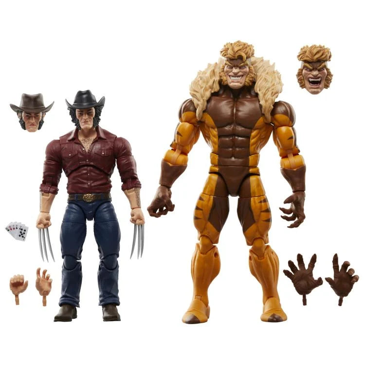 Wolverine 50th Anniversary Marvel Legends - Logan and Sabretooth Two-Pack