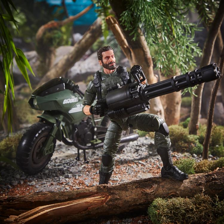 G.I. Joe Classified Series Special Missions: Cobra Island Alvin “Breaker” Kinney Figure with RAM Cycle