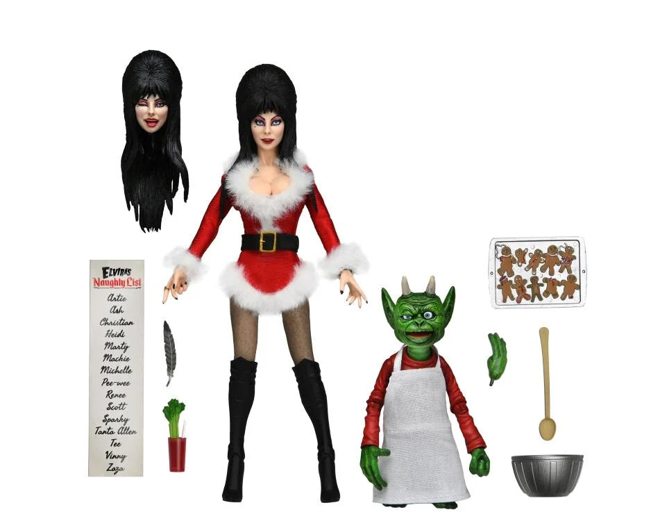 Elvira, Mistress of the Dark Elvira (Very Scary X-Mas Ver.) Deluxe Clothed Action Figure