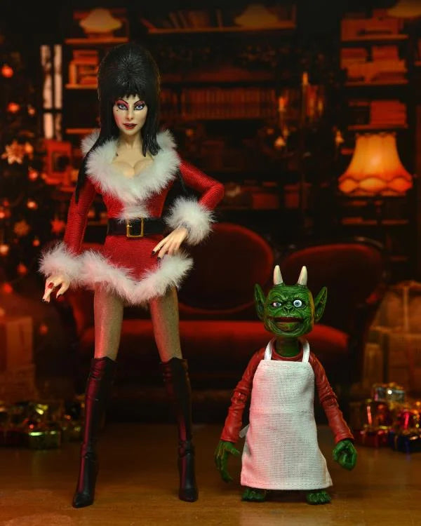 Elvira, Mistress of the Dark Elvira (Very Scary X-Mas Ver.) Deluxe Clothed Action Figure