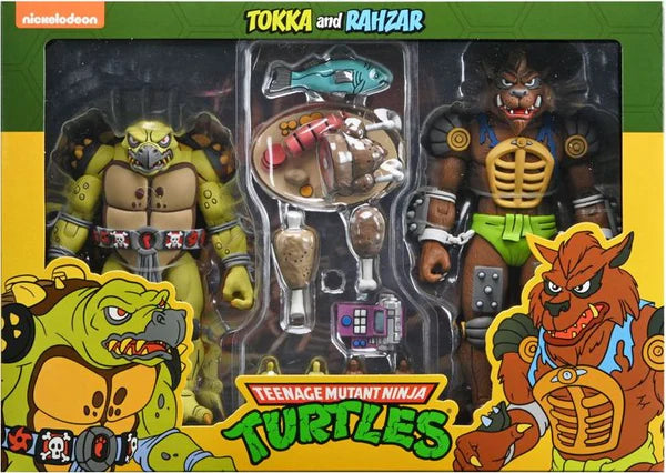 NECA Teenage Mutant Ninja Turtles - Tokka and Rahzar 2 Pack (Cartoon Version)